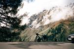 mein Fahrrad am Abhang